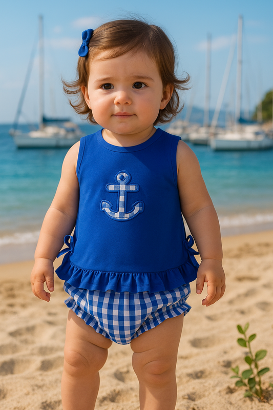 Jesusito de niña en color azulón - Cuka verano 2024