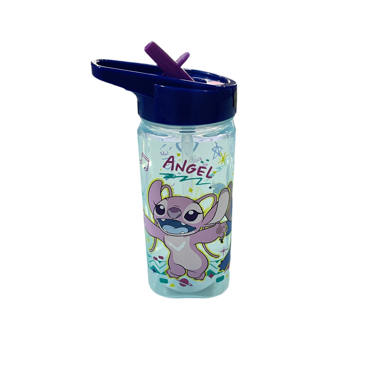 Botella agua Square Stitch Drawing - - Detalle 1 - Moda Infantil Chicle