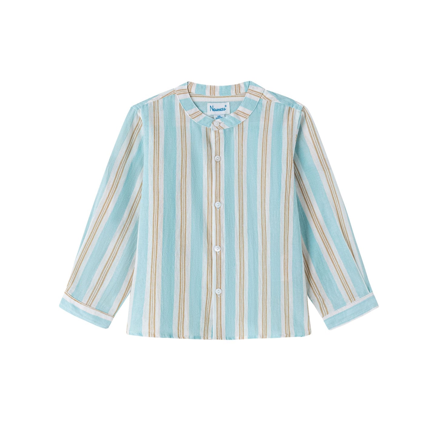 Camisa niño de rayas - Newness - Frontal - Moda Infantil Chicle