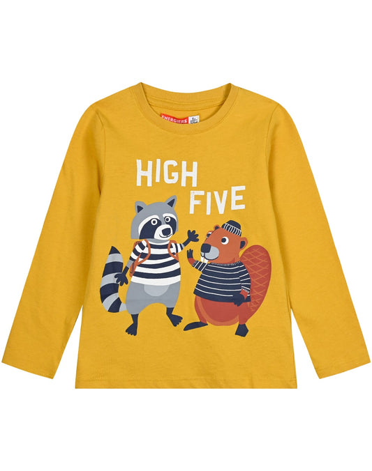 Camiseta manga larga niño - Energiers - Frontal - Moda Infantil Chicle