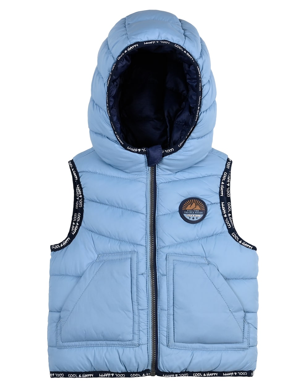 Chaleco bebé niño reversible Energiers - Detalle 2 - Moda Infantil Chicle