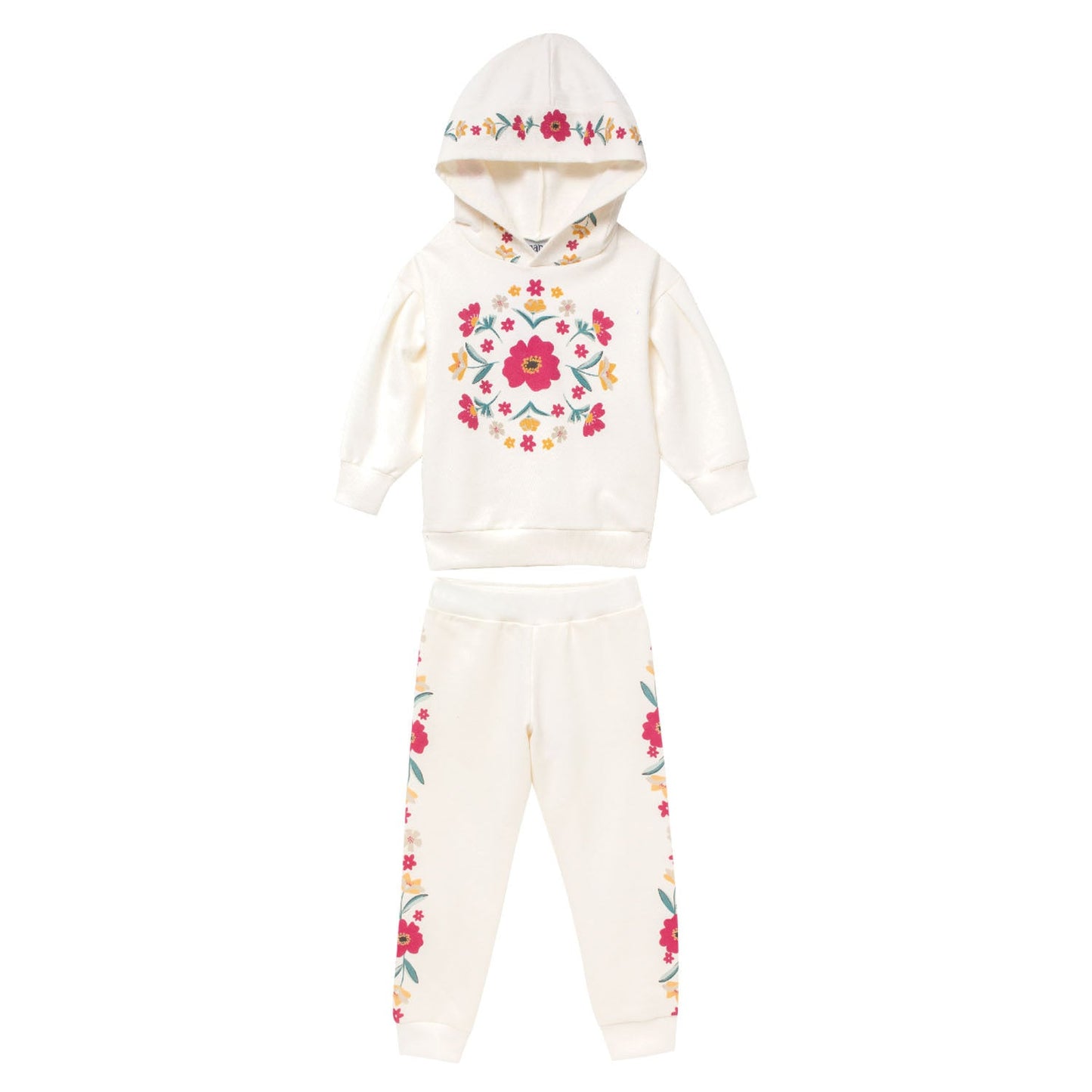 Chandal niña en color blanco - Kyly invierno 2024 - Detalle 2 - Moda Infantil Chicle