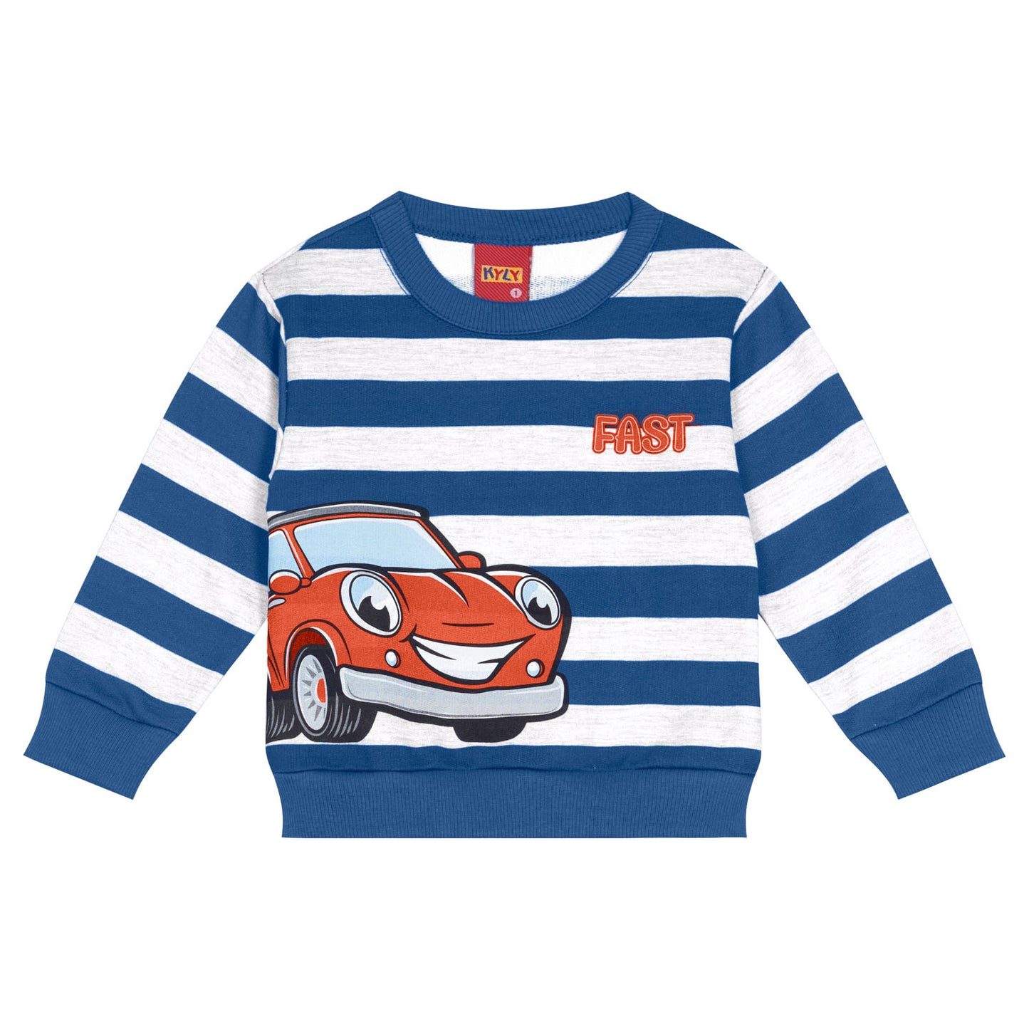 Chándal niño a rayas - Kyly invierno 2024 - Detalle 1 - Moda Infantil Chicle