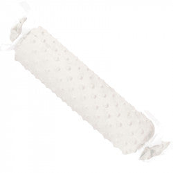 Cojin Bebe Caramelo Topitos Gris 7x32cm - Frontal - Moda Infantil Chicle