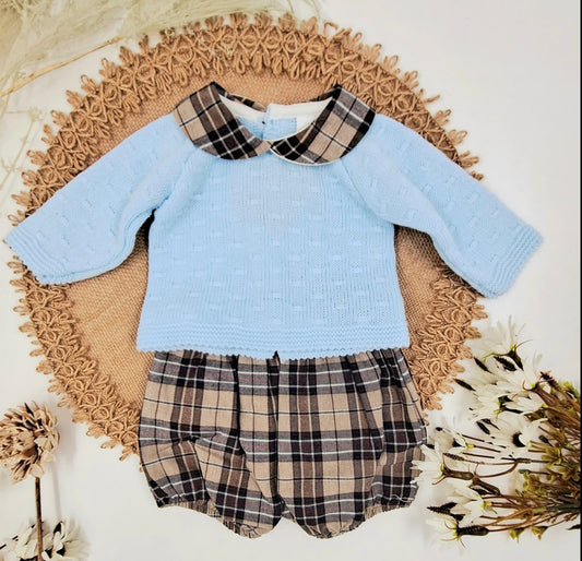 Conjunto Bebé de niño - Baby Fashion - Frontal - Moda Infantil Chicle
