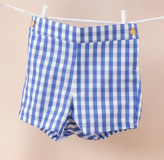 Conjunto niño bebé en color azulón - Cuka verano 2024 - Detalle 2 - Moda Infantil Chicle
