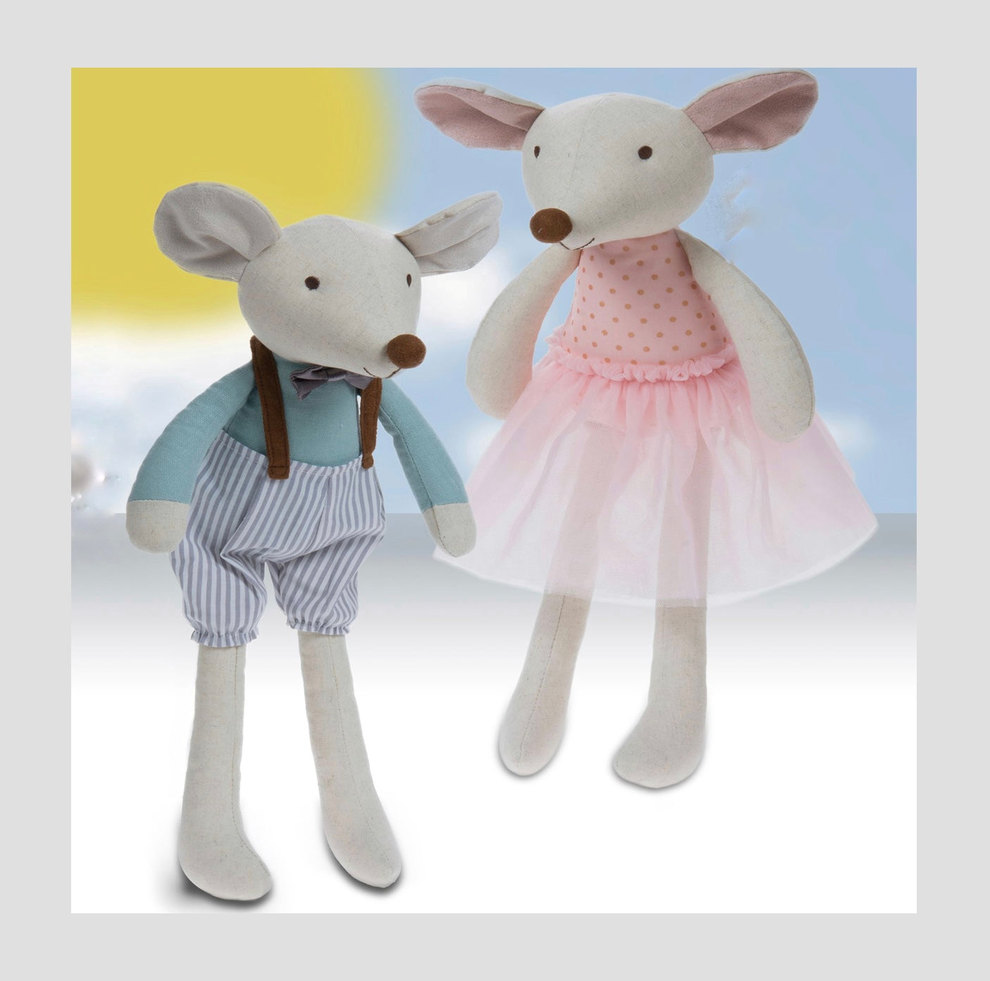 Muñecos ratoncitos, Gamberritos - Frontal - Moda Infantil Chicle