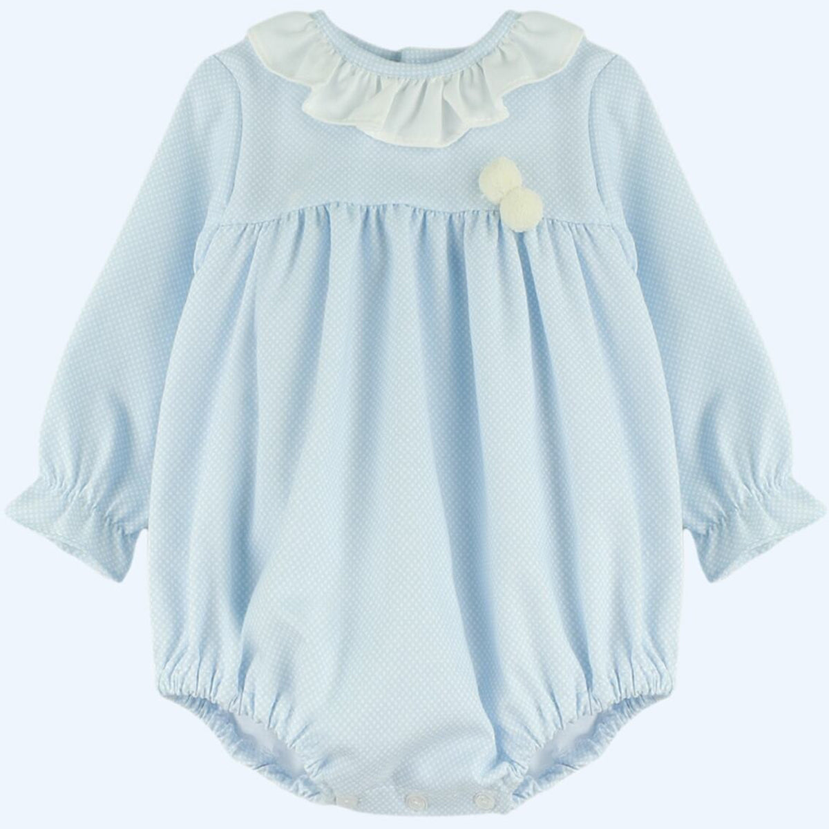Pelele bebé de manga larga unisex - Frontal - Moda Infantil Chicle