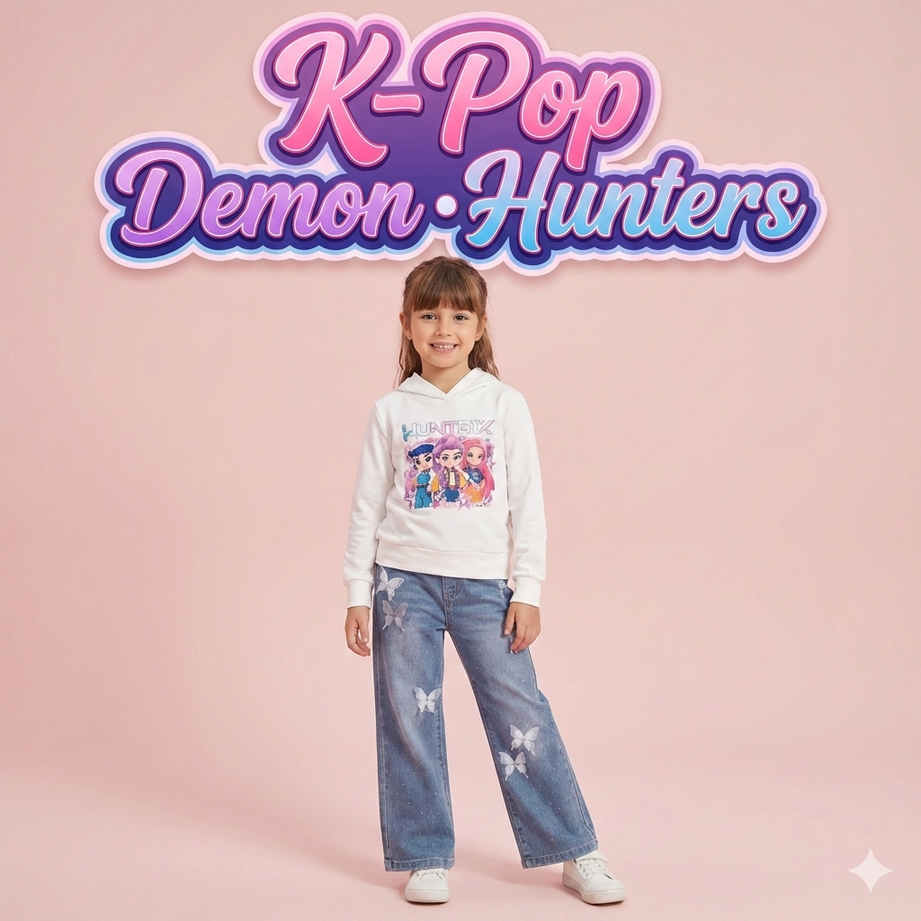 Sudadera blanca k-Pop - Pronta moda - Detalle 1 - Moda Infantil Chicle