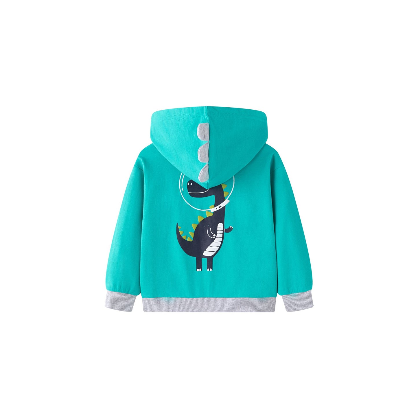 Sudadera con cremallera en turquesa - Newness invierno 2024 - Detalle 1 - Moda Infantil Chicle