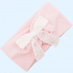 Turbante Gregal Rosa - Calamaro - Frontal - Moda Infantil Chicle