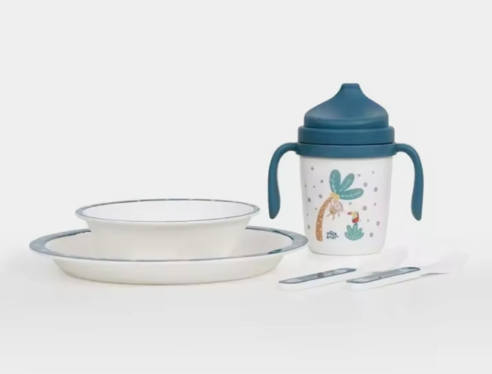 Vajilla 5 piezas - Detalle 1 - Moda Infantil Chicle