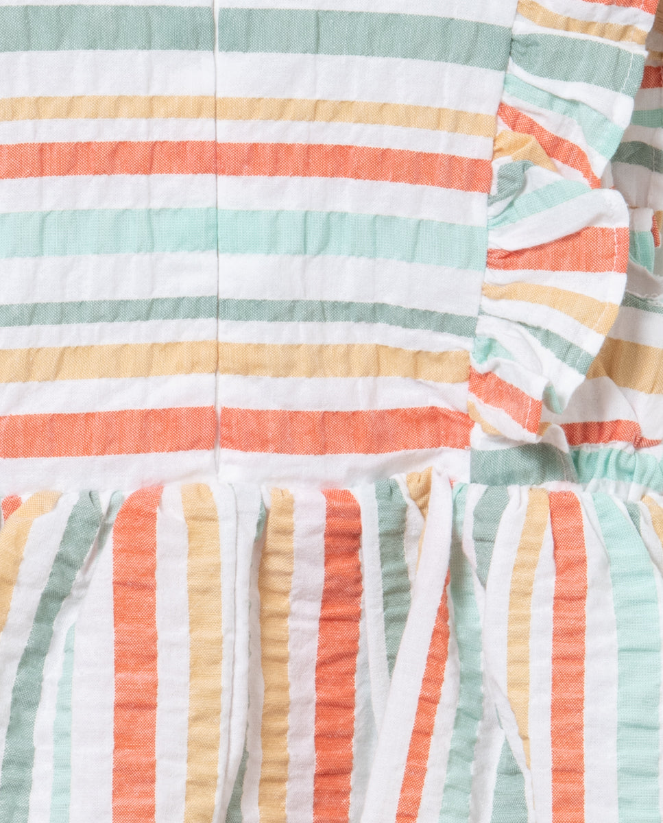 Vestido bebé niña de Primavera verano 2024 de Coco Acqua - Detalle 3 - Moda Infantil Chicle