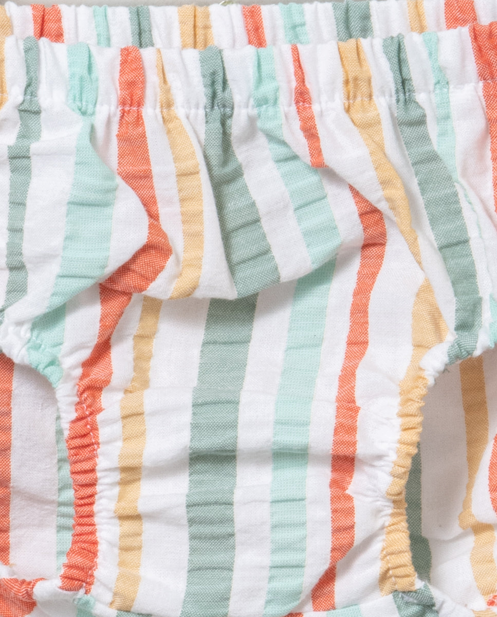 Vestido bebé niña de Primavera verano 2024 de Coco Acqua - Detalle 4 - Moda Infantil Chicle