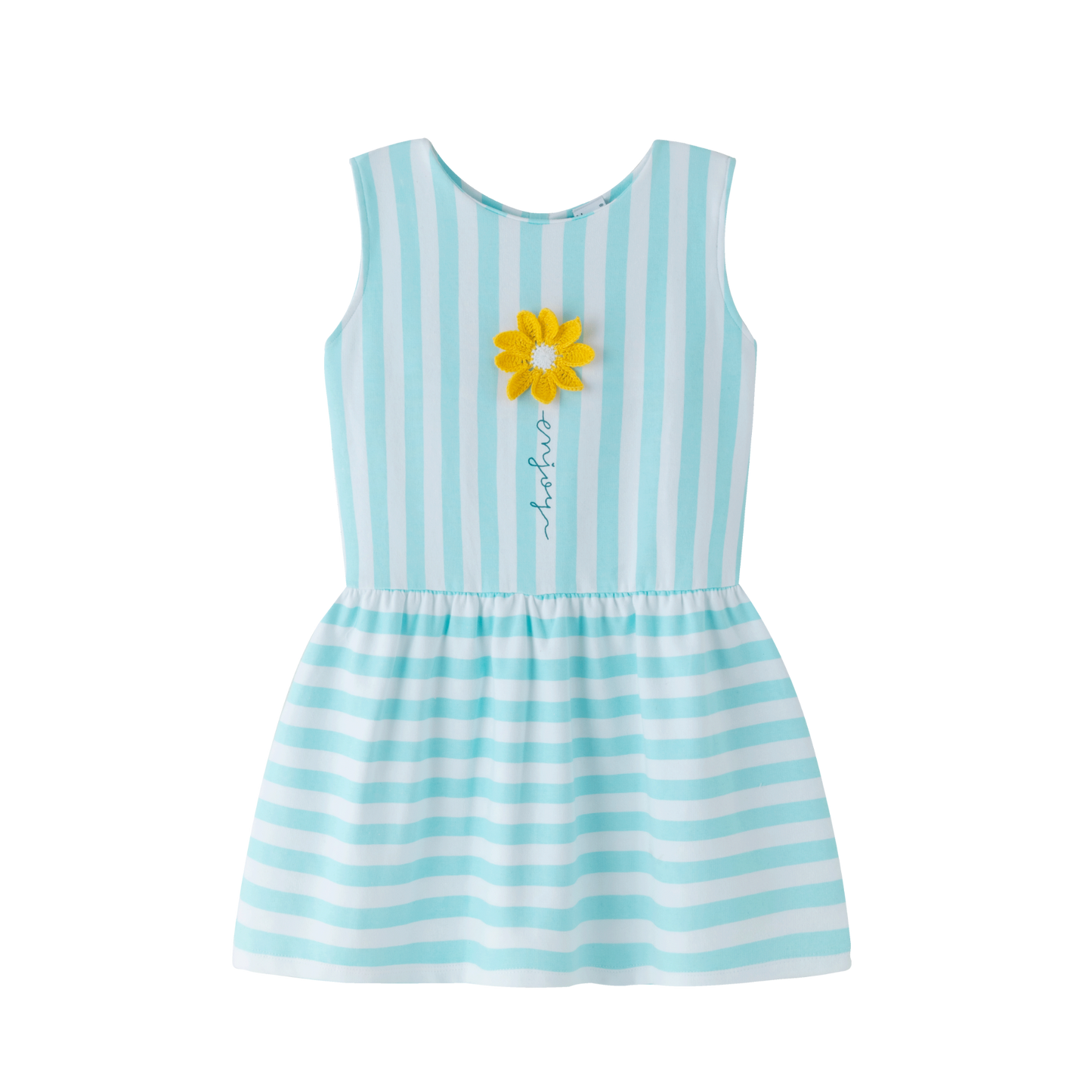 Vestido de niña de primavera - verano de Newness - Frontal - Moda Infantil Chicle