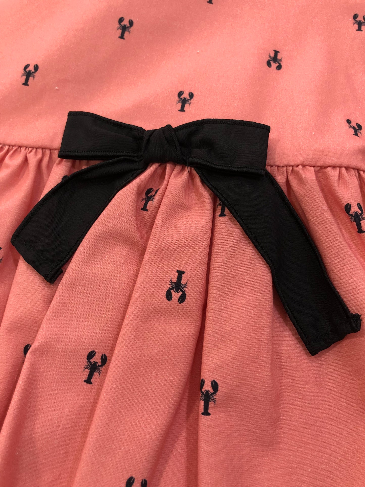 Vestido de niña en color teja - Babiné verano 2023 - Detalle 2 - Moda Infantil Chicle