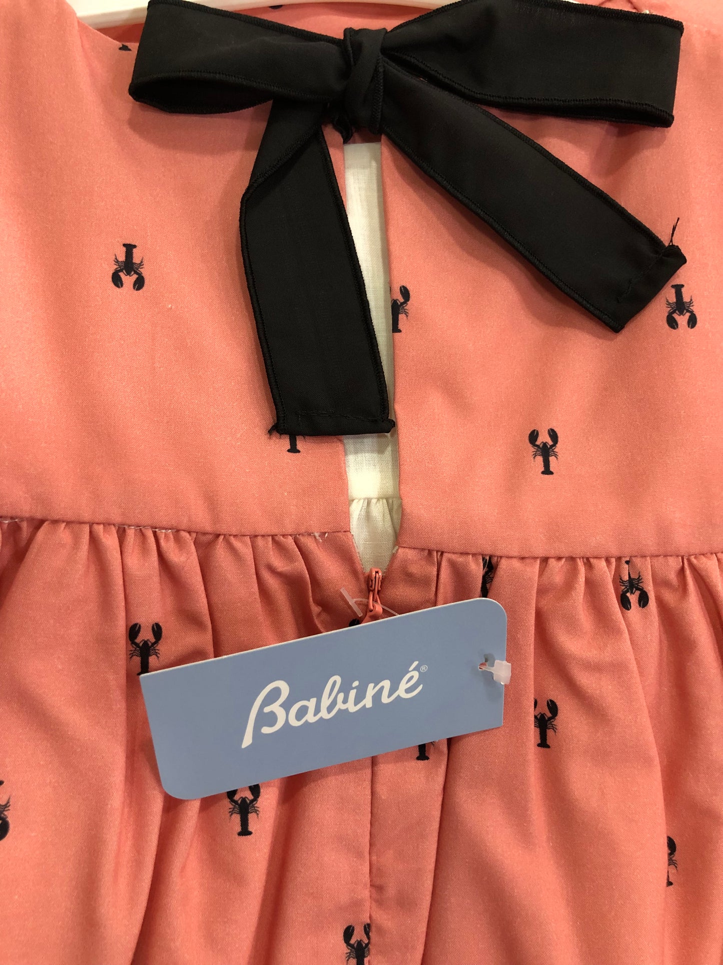 Vestido de niña en color teja - Babiné verano 2023 - Detalle 5 - Moda Infantil Chicle