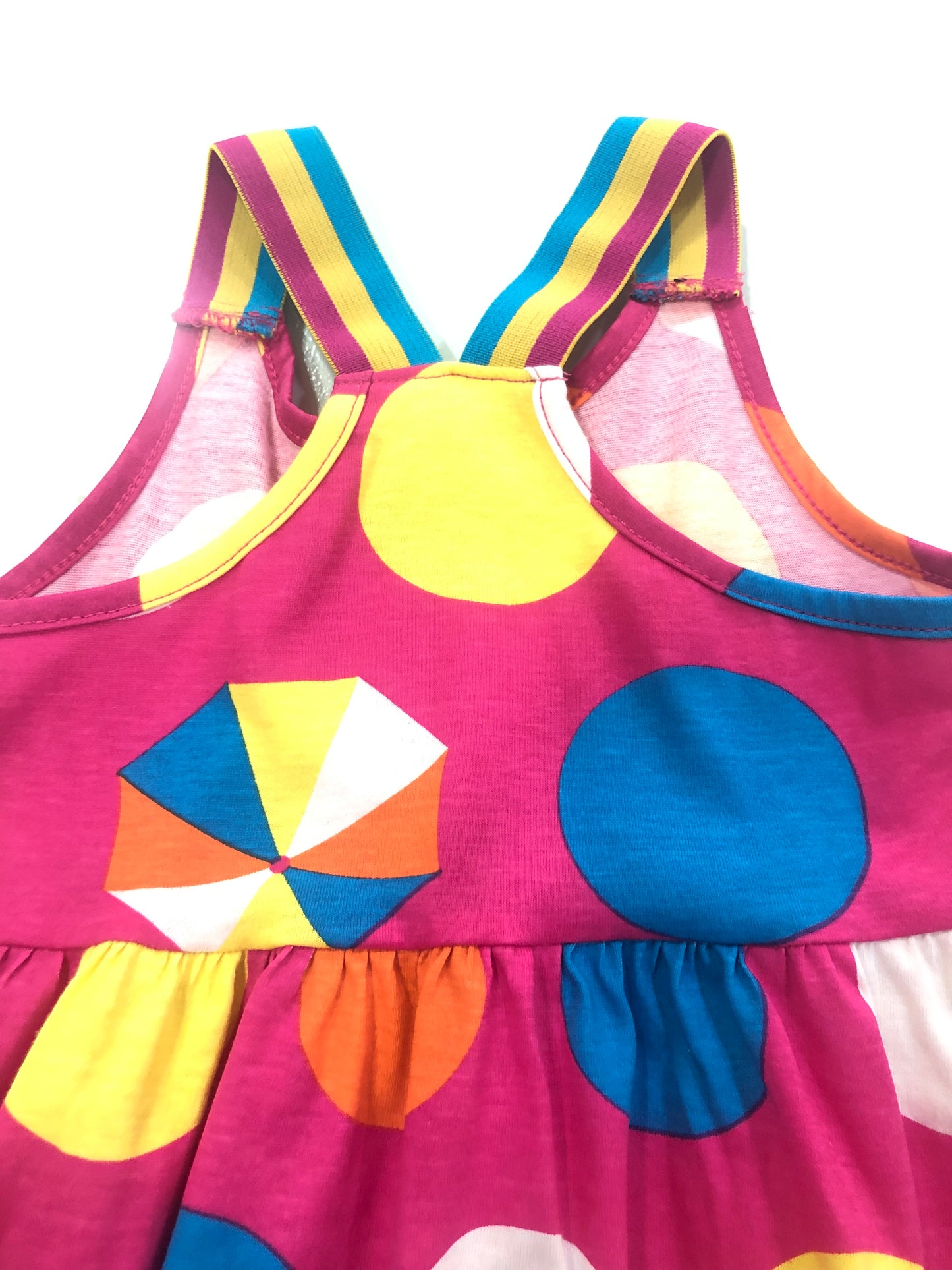 Vestido de niña sin mangas - Kyly primavera verano 2024 - Detalle 2 - Moda Infantil Chicle