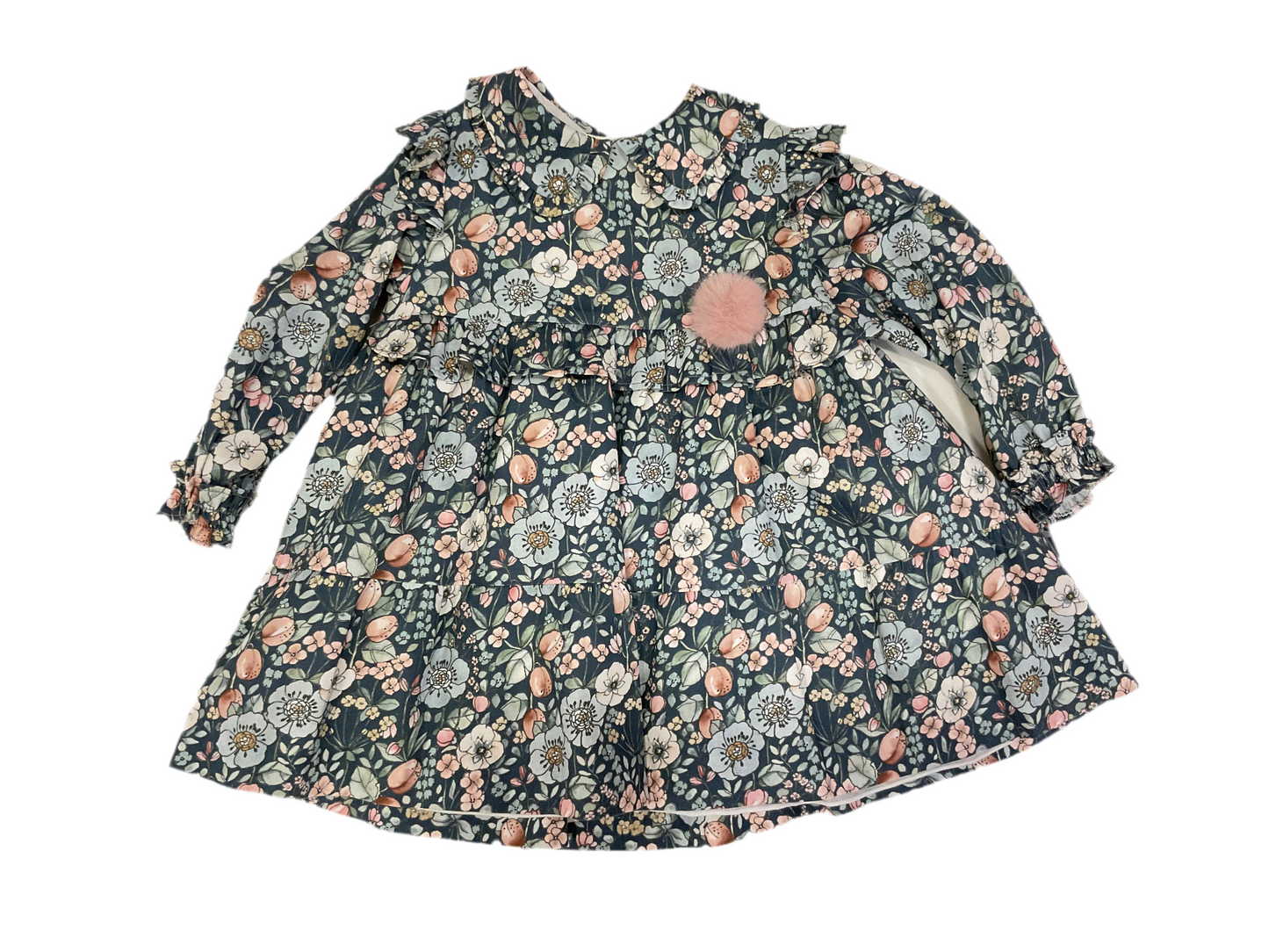 Vestido niña floral - Basmarti - Detalle 3 - Moda Infantil Chicle