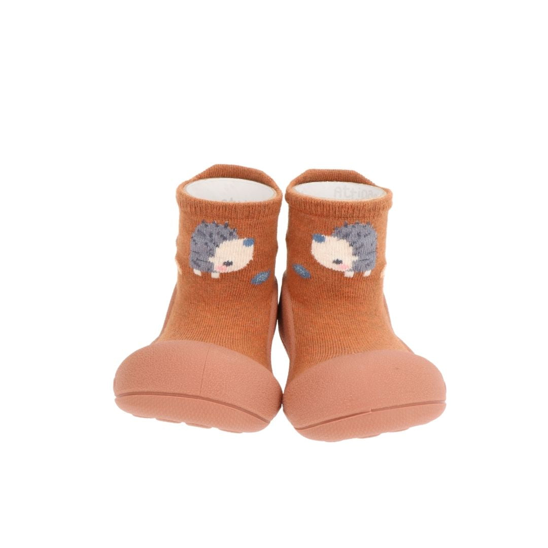 Zapato respetuoso Attipas · Woodland marrón - Frontal - Moda Infantil Chicle