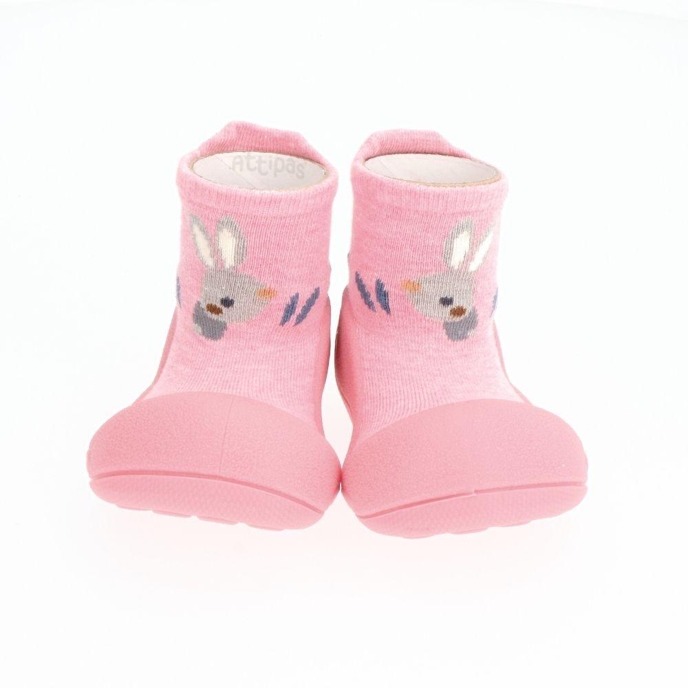 Zapatos Attipas · Pink Rabbit - Frontal - Moda Infantil Chicle