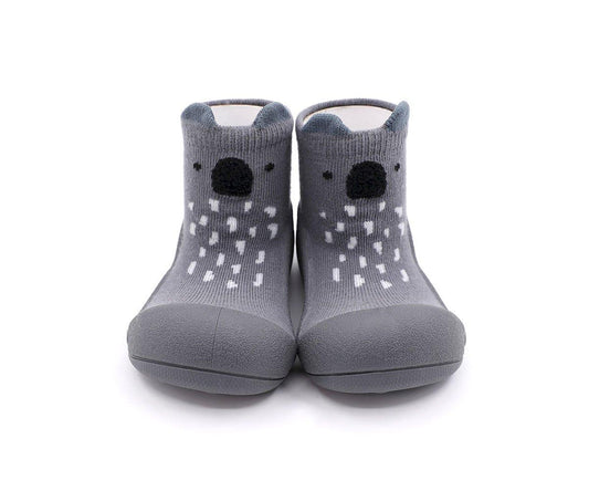 Zapatos Attipas · Koala gris - Frontal - Moda Infantil Chicle