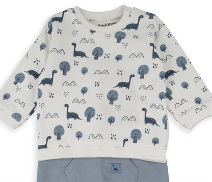 Chandal bebe dinosaurio azules - Babybol