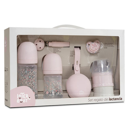 Set Regalo 6 piezas Lactancia INTERBABY Flores Petalos