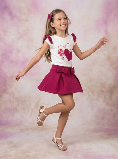 Conjunto tres piezas corazones 🩷