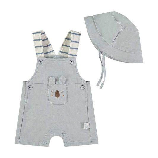 Peto con sombrero en azul claro - Babybol