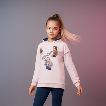 Conjunto rosa  K- Pop - Pronta Moda