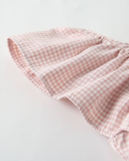 Vestido niña cuadros Vichy rosa - Newness