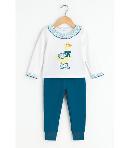 Chandal Oca con botas de bebé niña