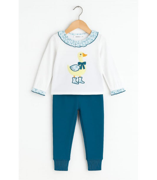 Chandal Oca con botas de bebé niña