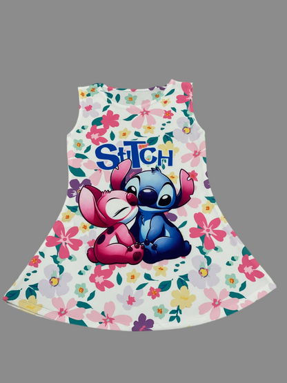 Vestido Stitch con flores - Pronta Moda