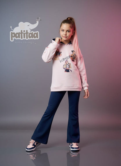 Conjunto rosa  K- Pop - Pronta Moda