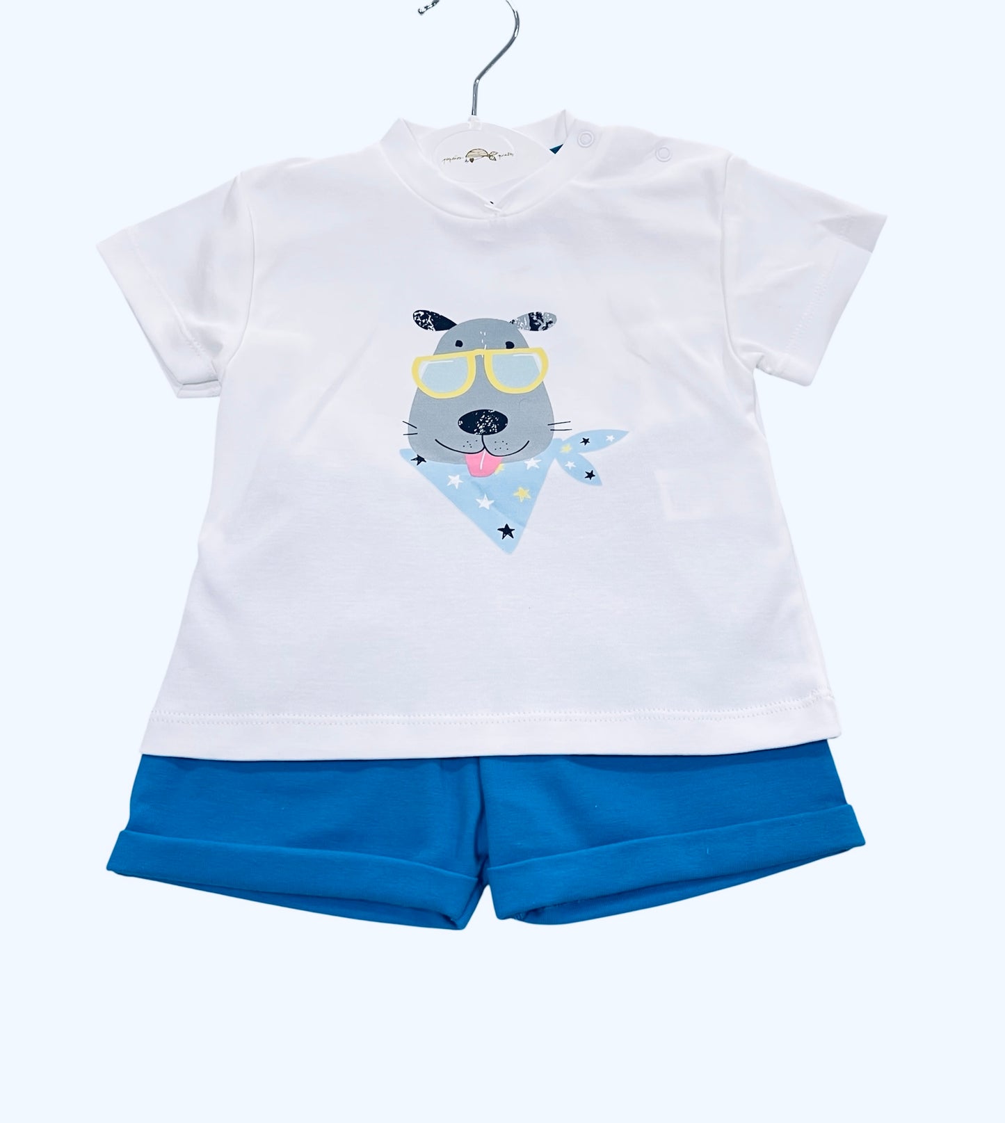 Conjunto perro con gafas - Pequeños Piratas