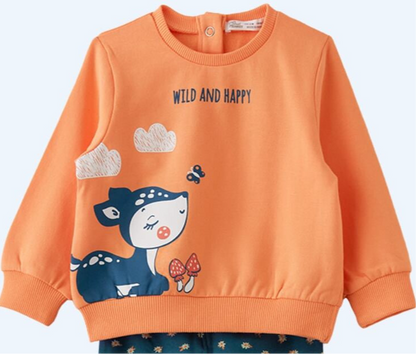 Chándal niña en naranja  - Street Monkey Invierno