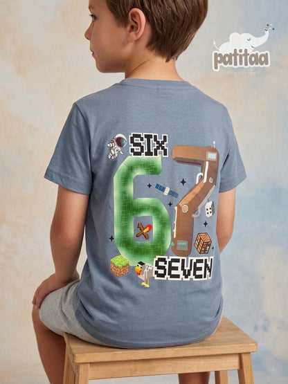 Conjunto niño six seven azul
