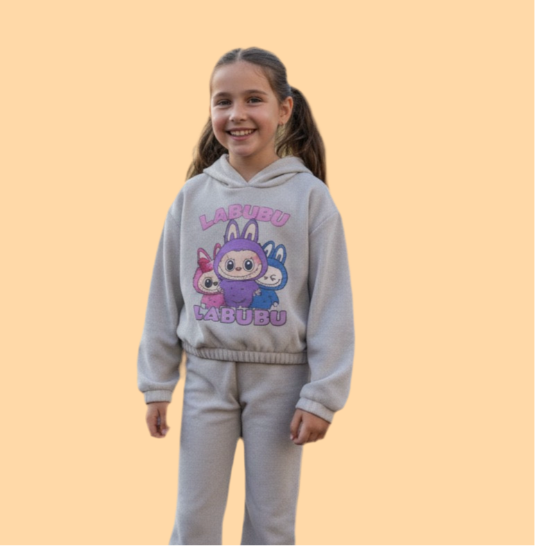 Chandal de niña micropana Labubu - Pronta Moda