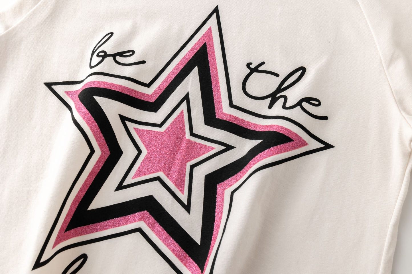 Camiseta con estrella glitter - Newness