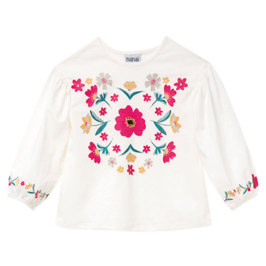 Blusa niña estampado floral - Kyly Invierno 2024