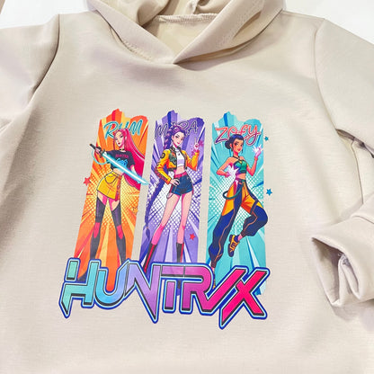 Sudadera con capucha en arena k-Pop - pronta moda