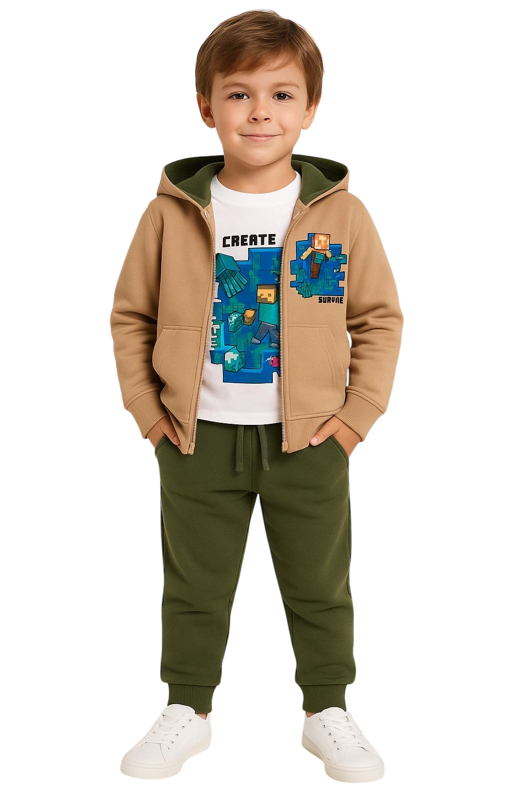 Chandal de niño Minecraft
