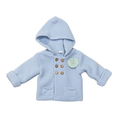 Chaqueta de punto color azul claro - Baby