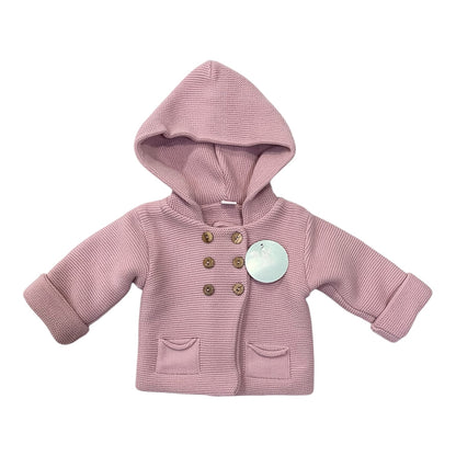 Chaqueta de punto color rosa - Baby