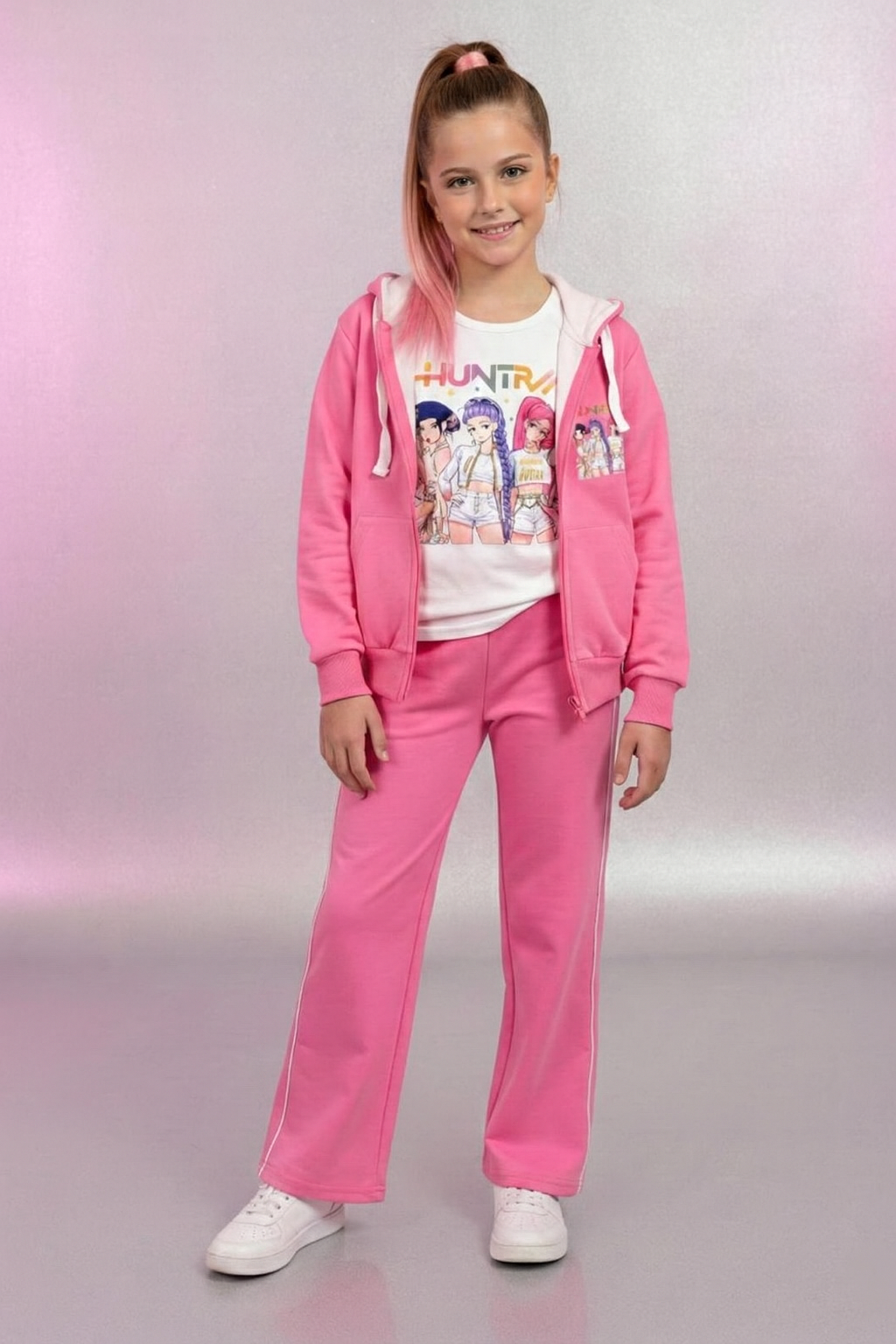 Conjunto tres piezas rosa K- Pop - próximamente