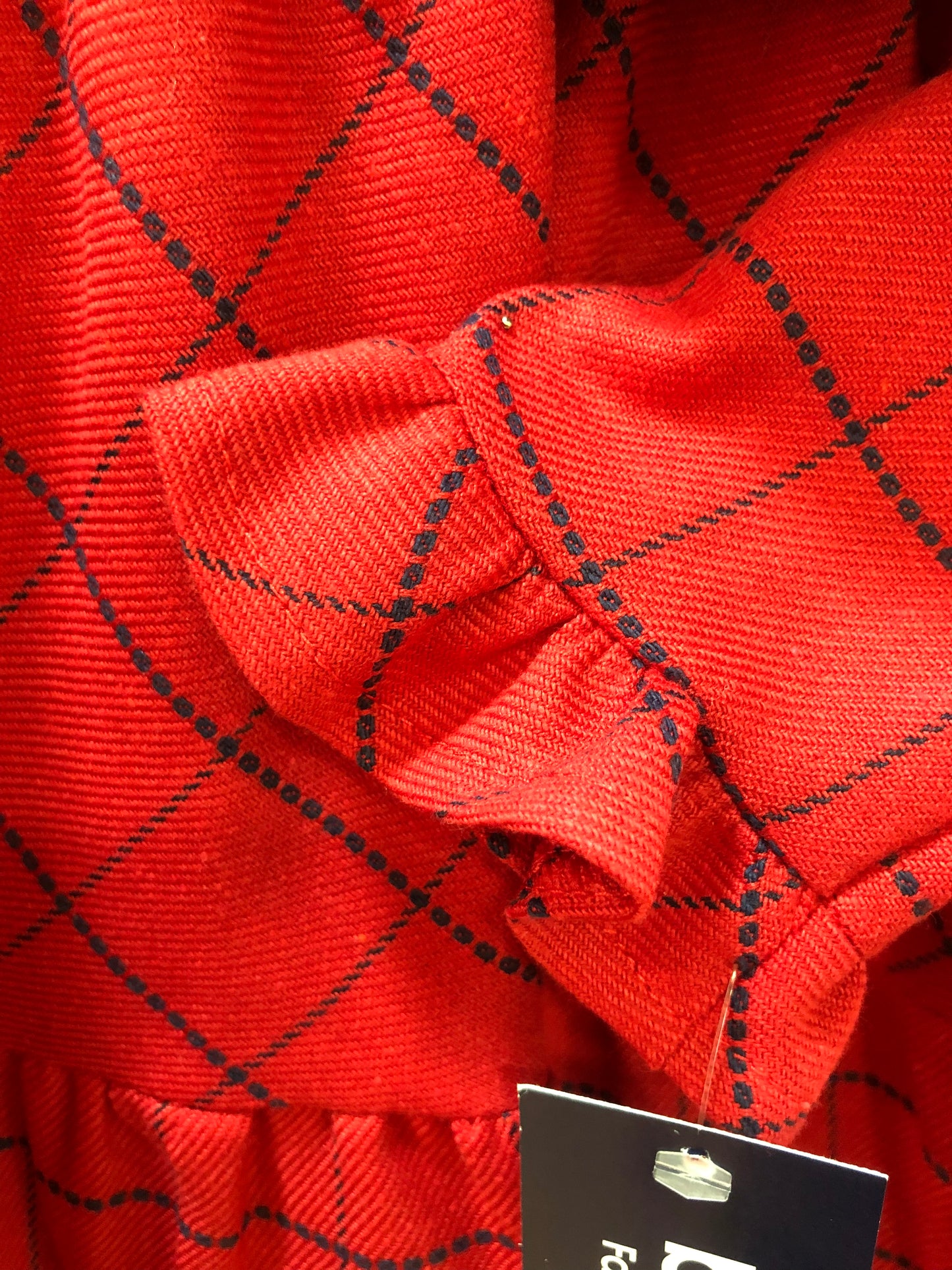 Vestido niña rojo oscuro - Basmarti invierno 2022