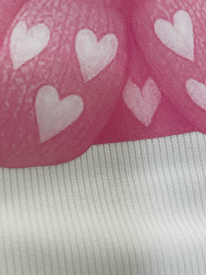 Camiseta muñeca corazones con bolso, de niña - Pronta moda