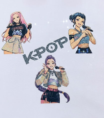 Conjunto rosa  K- Pop - Pronta Moda
